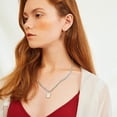 thumbnail image 4 of COLLAR COLGANTE Simple lindo collares cadena larga Punk multicapa cadena gargantilla collar para mujeres niñas regalo para ella MFZFUKR WMZY-409-2, 4 of 6