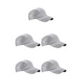 thumbnail image 1 of Wisewang Men Hat Clothing Accessory Sunshade Adjustable Outdoor Summer Quick Drying Mesh Baseball Caps Birthday Gift Light grey 5Set, 1 of 6