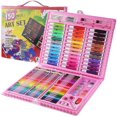 thumbnail image 1 of Belita Amy 150 piezas de suministros de arte para niños, juego de arte de lujo para niños para dibujar, pintar y más con caja de arte portátil// kaili Sencillez, 1 of 5