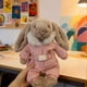 thumbnail image 4 of Conejito de peluche de esquí, lindo oso de peluche con traje de nieve, muñeco de peluche suave, regalo de cumpleaños de Navidad para niños, 4 of 5
