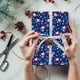 thumbnail image 5 of Papel de regalo navideño | Juego de 5 piezas con diseños de Papá Noel, copos de nieve y árboles | Papel kraft de 74 x 50 cm para regalos navideños, 5 of 6