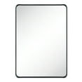 thumbnail image 2 of TEHOME Contemporary Black Bathroom Mirror, 30x48 Inches, Metal Framed Rectangle Vanity Mirror, 2 of 7