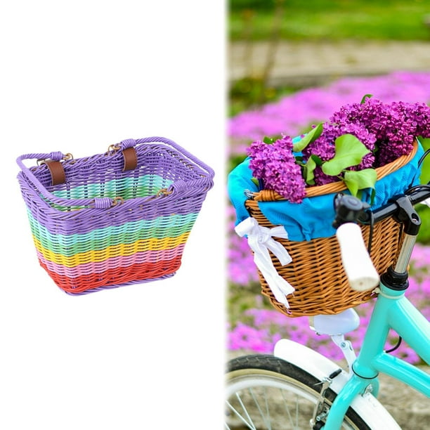 Canasta Niños Cesta Para Bicicleta Infantil 21x12x14cm, Con