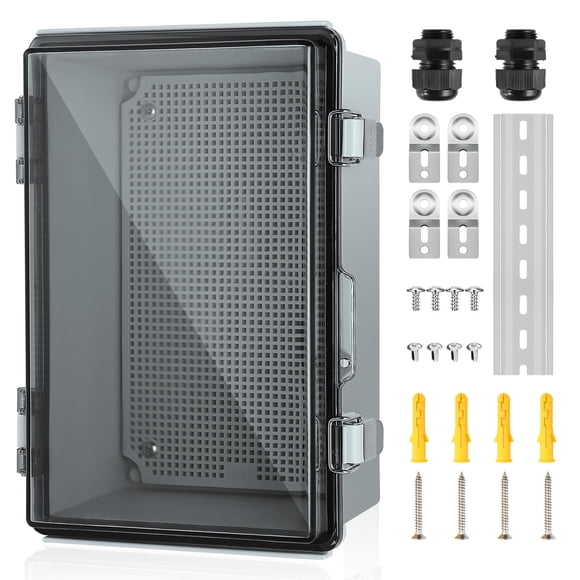 Caja de conexiones eléctricas impermeable Joisyoya IP67 de plástico ABS