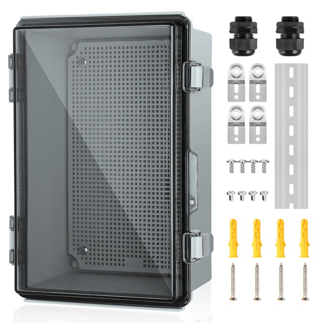 Caja de conexiones eléctricas impermeable Joisyoya IP67 de plástico ABS