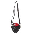 thumbnail image 1 of Lindo bolso de hombro de fresa, cartera de fresa kawaii, bolso de fruta, bolso cruzado con forma de fresa para niñas y mujeres, 1 of 7