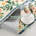 thumbnail image 5 of SORONO KATE 10'x14' Floral Area Rugs for Living Room, Machine Washable Oriental Vintage Distressed Non Slip Soft Indoor Area Carpet, Cream, 5 of 7