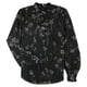 thumbnail image 1 of Ralph Lauren Blusa con cremallera y cuello alto para mujer, negro, 2, 1 of 1