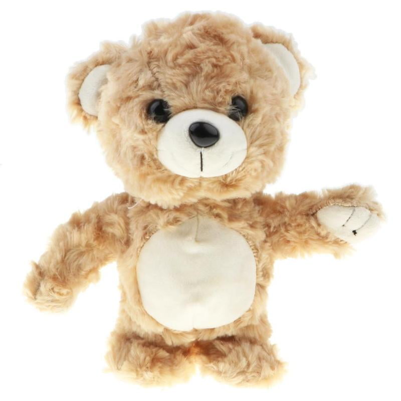 Plush Walking Bear Repeat What You Say Doll for Kids Baby Gift Brown 