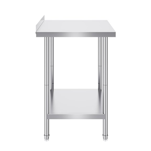 Adjustable Stainless Steel Prep Table 24x30x36 Inch, Heavy Duty Food Worktable for Commercial Kitchen, Hotel & Home Use