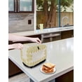 thumbnail image 3 of Yellow Daisy Toaster Cover 2 Slice, Small Kitchen Appliance Covers, Spring Summer Rustic Garden Floral Blossom Toaster Oven Cover with Loop, Bread Machine Cover Polyester Dust Cover Protection, 3 of 4