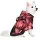 thumbnail image 2 of Fotbe pink butterfly Sudadera con Estampado para Perros Pequeños – Suéter con Capucha para Mascotas, Tela Suave de Forro Polar con Bolsillo-Large, 2 of 7