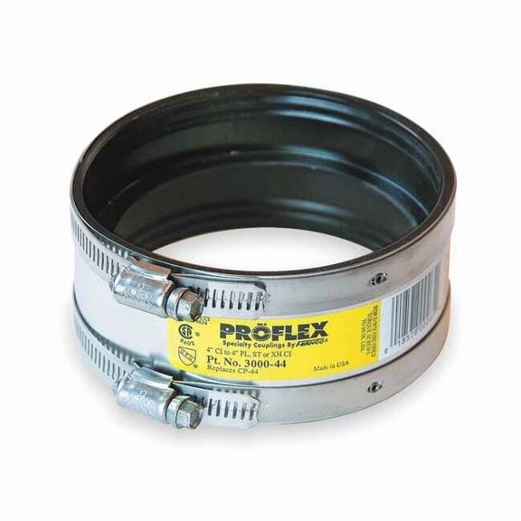 Fernco Shielded Coupling,Pipe Size 8" 3000-88