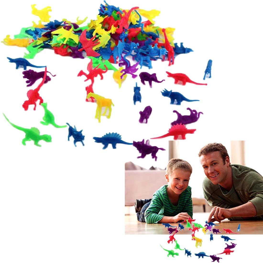 Dazzling Toys Plastic Mini Toy Animals 72 Assorted Animals Per