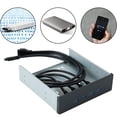 thumbnail image 4 of Panel frontal del controlador de disco óptico del concentrador USB 3.0 de 4 puertos y 20 pines de alta velocidad, 4 of 10