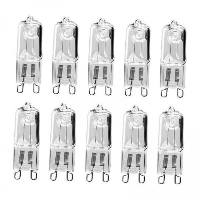 Bombillas halógenas,Lámpara halógena Bombillas para horno Bombillas halógenas G9,Bombilla G9 60W Bombillas halógenas G9 de 2 pines,Hornos microondas Bombillas para baño Lámpara de
