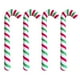 thumbnail image 1 of Globos de bastón de caramelo de Navidad Wdftyju decoración interior exterior verde 4 unidades, 1 of 9