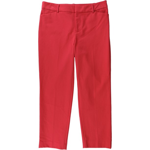 Pantalones casuales de pierna recta para mujer Charter Club, rosa, 14 Charter Club Pantalones