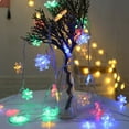 thumbnail image 7 of Snowflake String Lights, 10M 80 LED Christmas Fairy Lights, for Xmas Tree Home Garden Bedroom Indoor&Outdoor Decoration, Party Lights, Warm White, 7 of 7