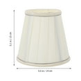 thumbnail image 4 of Viveous Cloth Lamp Shade, Desk Lamp Shade Clip On Bulb Replacement Lampshades Chandelier Light Shell Cover for Table Wall Floor Lamp Ceiling Pendant Light Fixture Beige, 4 of 11