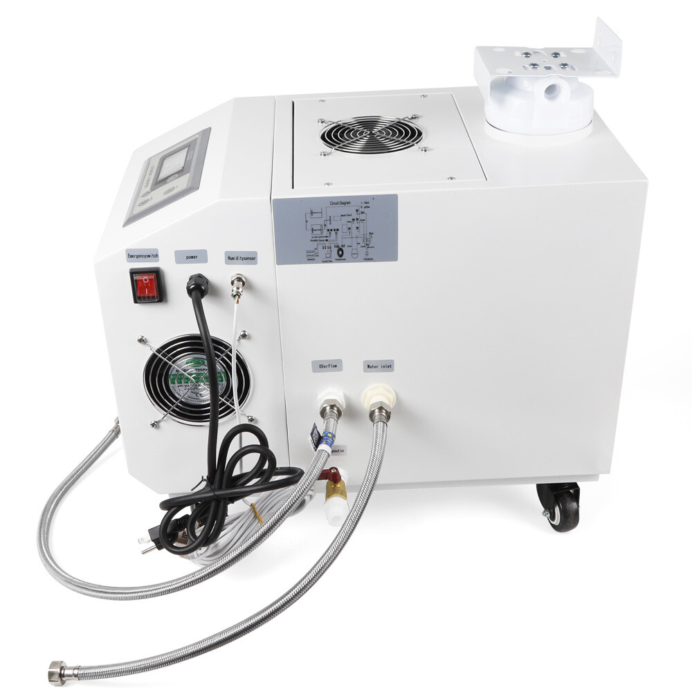 300W 110V Cool Fog Maker Machine Ultrasonic Humidifier Commercial Industrial Continuous for Agriculture