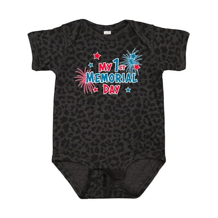 

Inktastic My 1st Memorial Day Gift Baby Boy or Baby Girl Bodysuit
