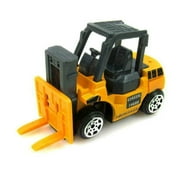 6 Pcs Mini Die Cast Car Set 1/64 Scale Alloy Construction Trucks - Dump Truck, Excavator, Forklift, Road Roller, Bulldozer, Mixer Truck - Toy Cars for Kids Boys Girls Birthday Xmas Present