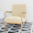 thumbnail image 4 of Housse de Fauteuil Amovible Extensible pour Chaises de Salle à Manger Durable Beige, 4 of 9