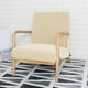 thumbnail image 4 of Funda para silla con brazo de madera, funda elástica para silla, Protector impermeable, fácil de instalar, diseño Simple, amplio uso, accesorios de , beige perfecl Cubierta de asiento, 4 of 8