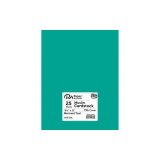 Teal Blue Cardstock - 12 x 24 inch - 100Lb Cover - 25 Sheets - Clear Path  Paper