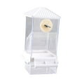 thumbnail image 2 of Accesorios de jaula de alimentación de aves, anti -salpicaduras, alimentación de alimentos de alimentos a prueba de fugas Alimentador de loros para, 2 of 8