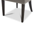 thumbnail image 5 of CHITA Upholstered Dining Chairs Set of 2 Kitchen Chairs, Full Back&Wood Legs, Fabric in Flint Gray, 5 of 7