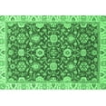 thumbnail image 1 of Ahgly Company Indoor Rectangle Oriental Emerald Green Traditional Area Rugs, 5' x 7', 1 of 4