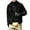 Black, variant on Mens Winter Coats Fuzzy Fleece Lined Leather Jacket Long Sleeve Zipper Thick Warm Lapel Collar Solid Color Trucker Jacket Black