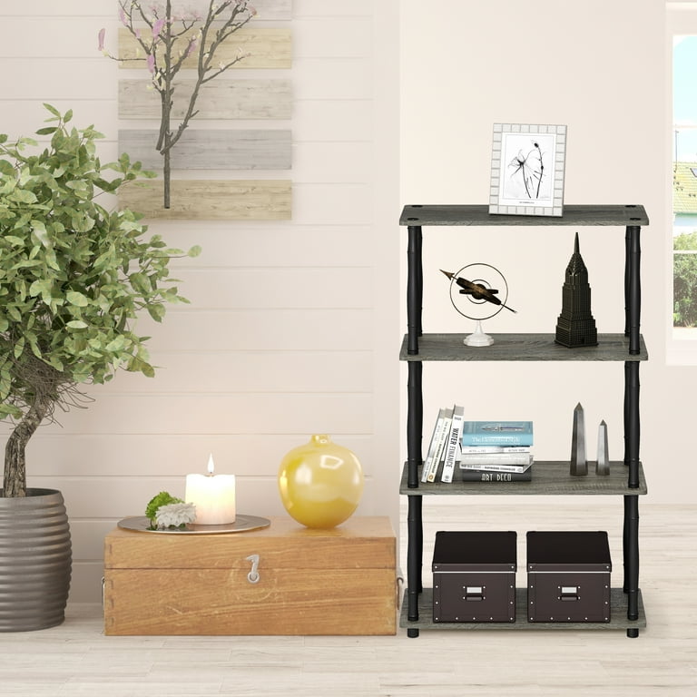 Furinno 18034 Turn-N-Tube 4-Tier Multipurpose Shelf Display Furinno 18034 Turn-N-Tube 4-Tier Multipurpose Shelf Display