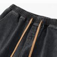 thumbnail image 6 of MYAOYI Mens Comfort Fit Jeans Drawstring Loose Denim Trousers, 6 of 7