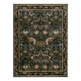 thumbnail image 7 of SORONO KATE 4'x6' Floral Bird Area Rugs for Living Room, Machine Washable Oriental Vintage Distressed Non Slip Soft Indoor Area Carpet, Forset Ink, 7 of 7