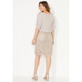 thumbnail image 2 of Catherines Women's Plus Size Petite Embellished Open Sleeve Dress, 2 of 5