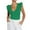 Green-01, variant on Mittory Women's Summer Sleeveless Tops V Neck Ruffle Shirts Knit Ribbed Tank Top Sexy Blouse