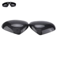 thumbnail image 3 of Pair Rearview Mirror Stick On Protective Housing Replacement for Smart Fortwo/Forfour 453 2015鈥?021 Side Mirror Protector Glossy Black, 3 of 6