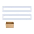 thumbnail image 2 of yuksok Parking Lot Line Stencil Pavement Painting Convenient Straight Line Template 2 Templates, 2 of 9