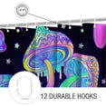 thumbnail image 6 of Lalilo 4 Pcs Mushrooms Shower Curtain Sets with Rugs for Bathroom Decor,Magic Psychedelic Vibrant Bathroom Curtain Set with Mats, 6 of 6