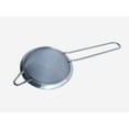 thumbnail image 2 of FixtureDisplays® 3" Fine Single Mesh Food Strainer, Flour, Pasta Noodles, Tea, Cocktails Sieve/Filter 18009, 2 of 4