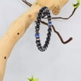 thumbnail image 4 of para hombre, de Natural, joyería, abalorios de Buda tibetano Azul Hugo pulsera de cuentas, 4 of 8