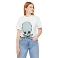thumbnail image 6 of Lt Blue Skull Graphic Design Tee, Skull Shirt, Vintage Tees, Art Design T-Shirt, Vintage Graphic Tee, Art Shirts with Skulls, 6 of 83
