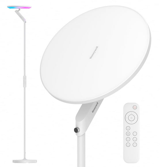 Lámpara de pie HONEYWELL F2 Sunturalux™ 2 en 1 40 W/3000 LM con control remoto