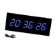 thumbnail image 5 of Reloj de pared digital LED para decoración del hogar, reloj de mesa, reloj de pared para estudio. Azul Digital, 5 of 9