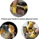 thumbnail image 4 of 3 Pares De Guantes De Trabajo De Cuero Guantes De Jardín De Cuero De Muñeca Ajustable Para Hombres Y Mujeres-L- Bolígrafo Bolígrafo Bolígrafo de papelería, 4 of 5