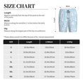 thumbnail image 3 of Kdxio Rabbit And Bird Print Mens Shorts, Breathable Lounge Sleepwear Set with Elastic Waistband and Pockets-Small, 3 of 6