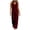 Wine, variant on MLCDZ Women's Outfits Lounge Sets Two Piece Sleeveless Round Neck Elastic Waist Lightweight Loose Pants with Pockets Vacation Summer Dressy Tracksuit